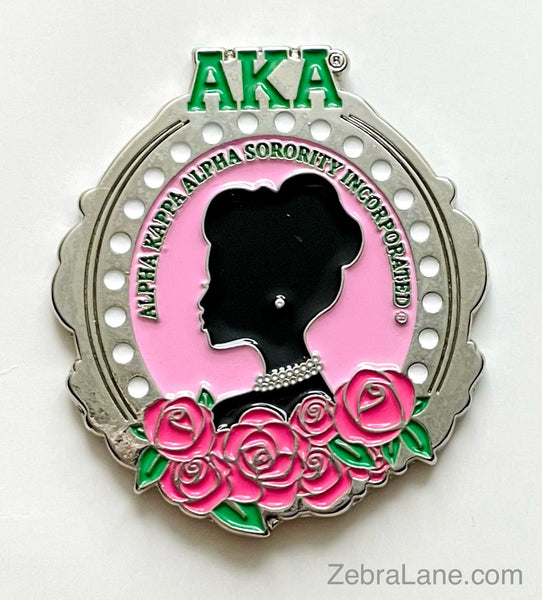 AKA Cameo Lapel Pin
