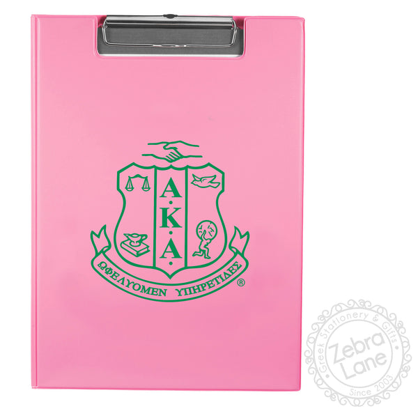 AKA Pink Portfolio Clipboard with pad
