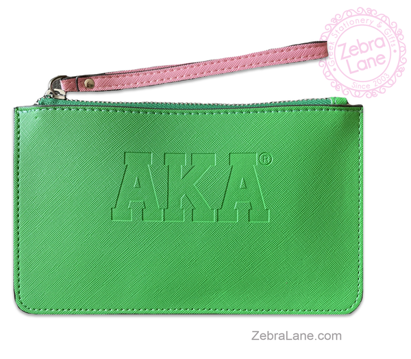 AKA Flat Wristlet - Green