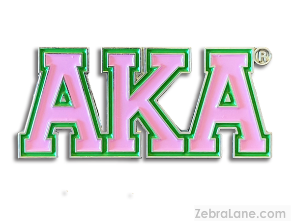 AKA Greek Letters Lapel Pin