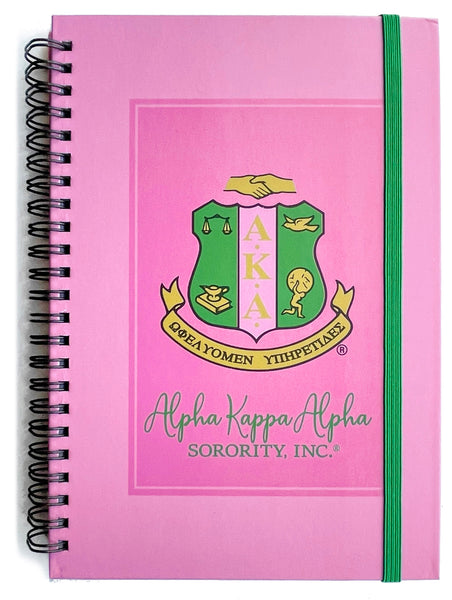 AKA Shield Notebook / Journal - Pink