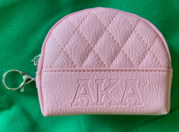 AKA Pink Coin Purse Keychain
