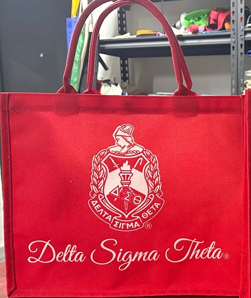 Delta Sigma Theta Tote Bag - Red