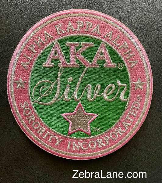 AKA Silver Star Round Patch