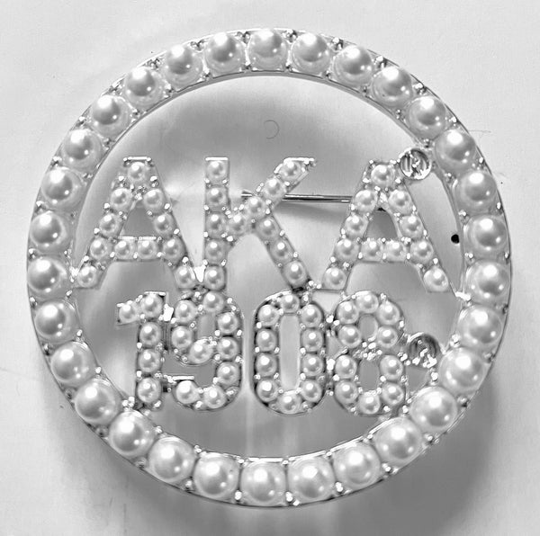 AKA 1908 Circle Pearl Pin