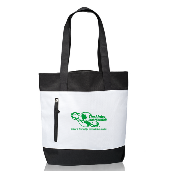 The Links, Incorporated Tote Bag - black and white
