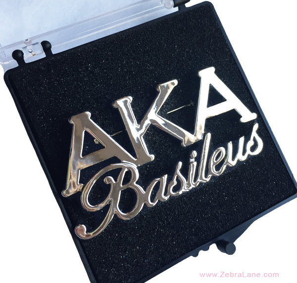 AKA Basileus Pin - Silver Metal