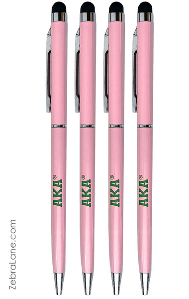 AKA Ink Pens/Stylus Pink - Set of 4